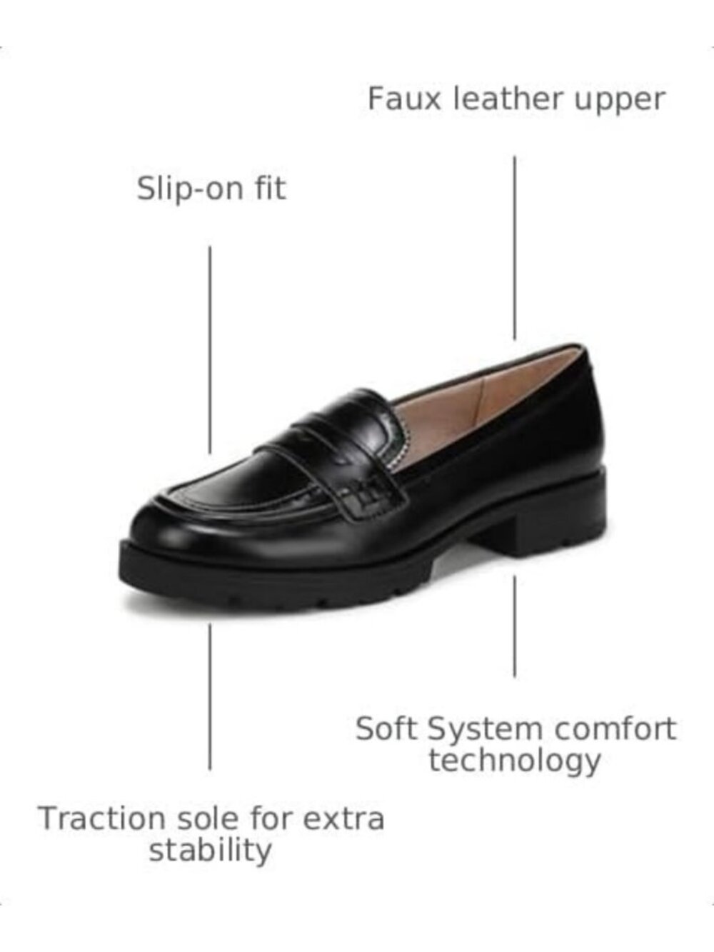 Stylish Women's Loafer/Moccasin Shoes - Comfortable & Versatile Footwear - Picture 3 of 7